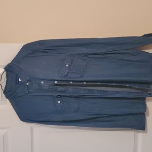 Ladies jean shirt, Simply Styled, size large, color is demin